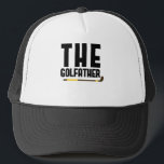 Golfather Funny Golf Älskare Pappa Gift Golfer Keps<br><div class="desc">Gör din egen truckerkeps. Med designen verktyg kan du lägga till konst, design eller foton för att skapa en unik amerikansk truckerkeps! Du kan lägga till text med coola typsnitt och se en förhandsgranskning av hur du skapar! Vår enkla uppgift att anpassa Truckerkepsen är att det inte finns några minsta...</div>
