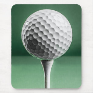 Golfball på Tee Musmatta