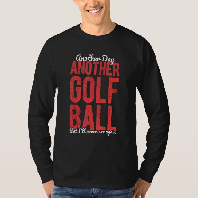 Golfbana För En Golfare Golf 7 T Shirt (Framsida)