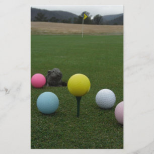 Golfbana i påsk