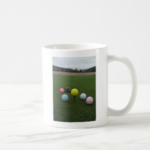 Golfbana i påsk kaffemugg