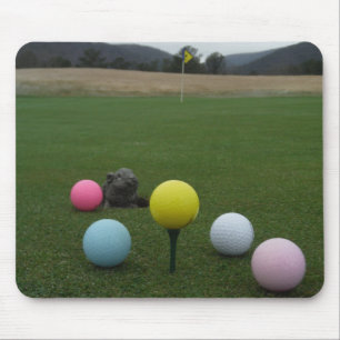Golfbana i påsk musmatta