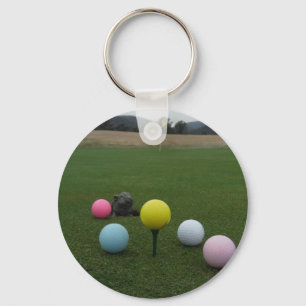 Golfbana i påsk nyckelring