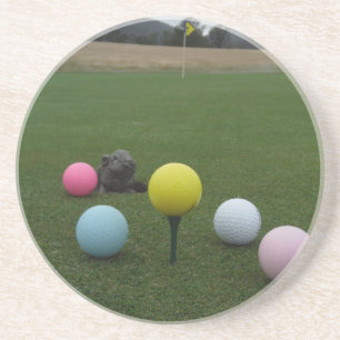 Golfbana i påsk underlägg