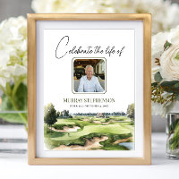 Golfbana Välkommen till Celebration Of Life Foto