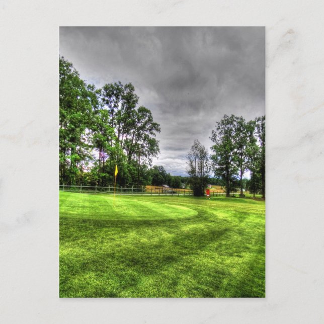 Golfbana Vykort (Framsida)