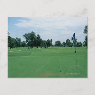 Golfbana Vykort