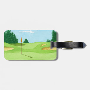 Golfbanagrönt Bagagebricka