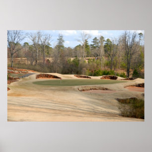 Golfbanans sandgropar poster