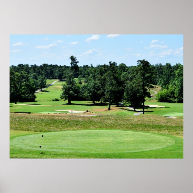 Golfbanelandskap Poster (Framsidan)