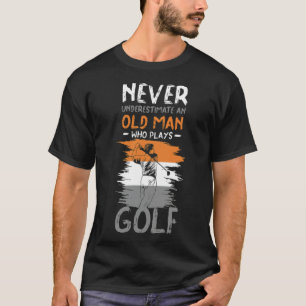 golfbanor, roliga golfbanor, klubbar för golfbano t shirt