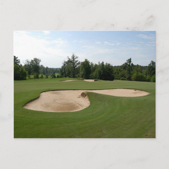Golfbanor Vykort (Framsida)