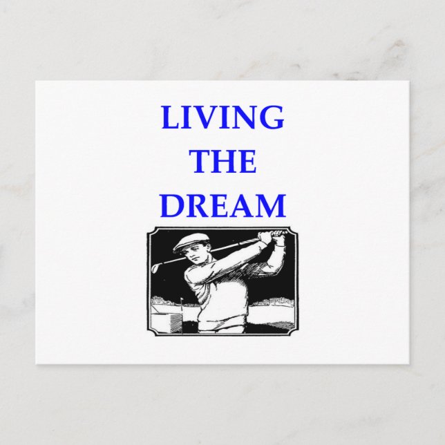 golfbanor vykort (Framsida)