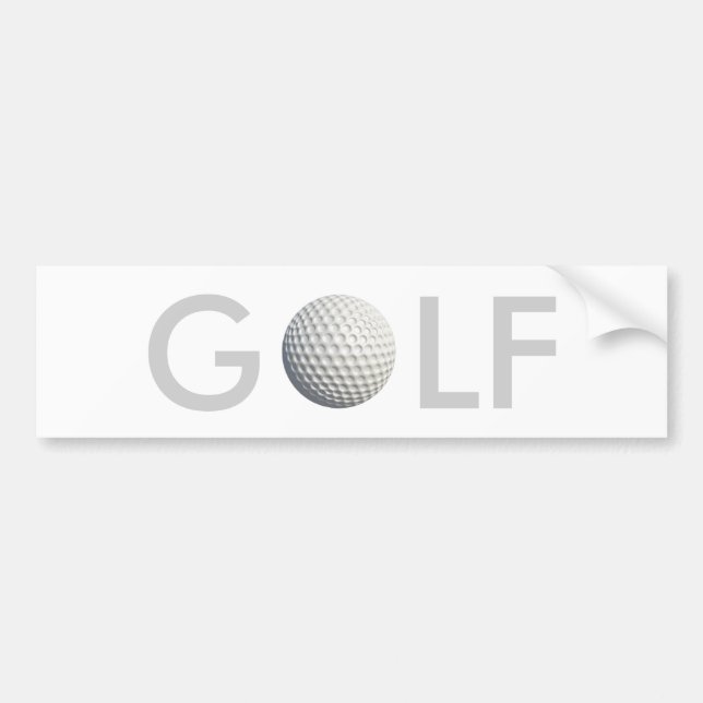 Golfbildekal Bildekal (Framsidan)