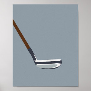 Golfblå Poster