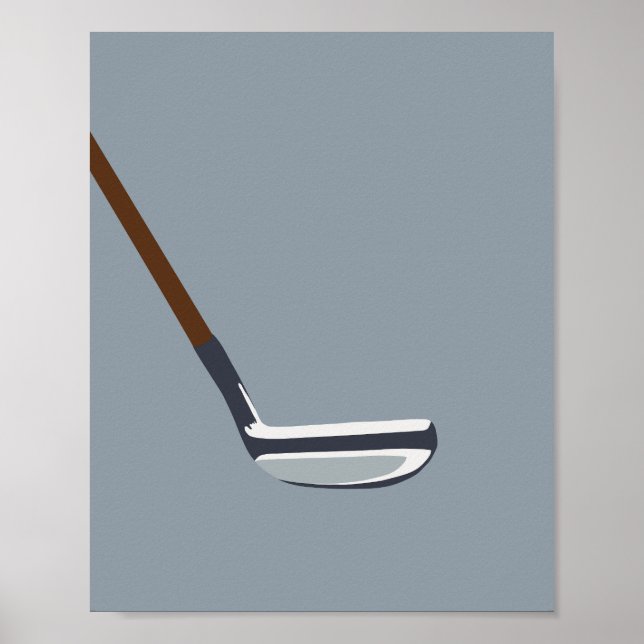 Golfblå Poster (Framsidan)