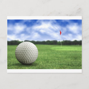 Golfboll 4 vykort