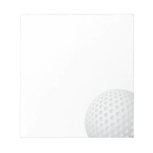 Golfboll Anteckningsblock