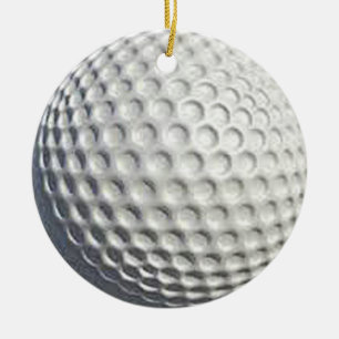 "Golfboll" designgåvor och produkter Julgransprydnad Keramik