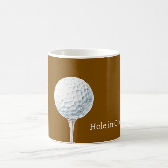 Golfboll hål-i-ett kaffemugg (Center)
