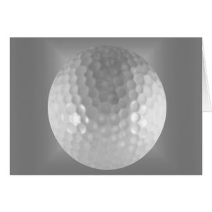 Golfboll Hälsningskort