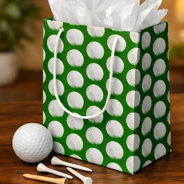 Golfboll i gräs mönster