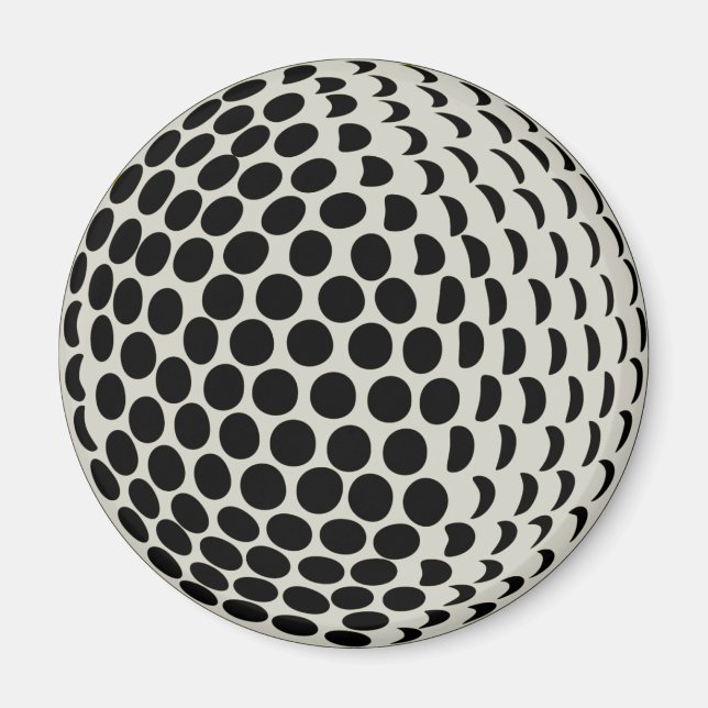 golfboll magnet (Framsidan)