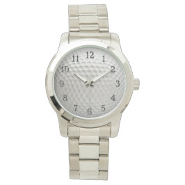 Golfboll med svarta nummersport armbandsur