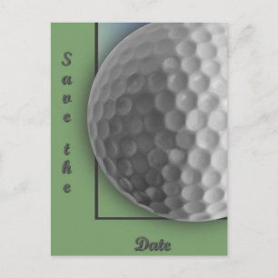 Golfboll Meddelande Vykort