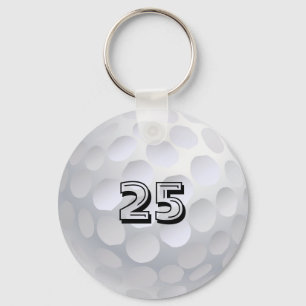 Golfboll Nyckelring