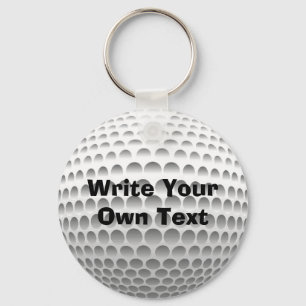 Golfboll Nyckelring