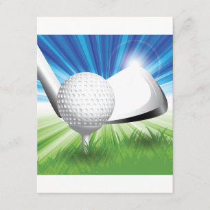 Golfboll- och utslagsplatsinbjudningar inbjudningar
