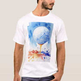 Golfboll Splash Golf T Shirt