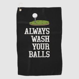 Golfboll tvätta alltid dina bollar