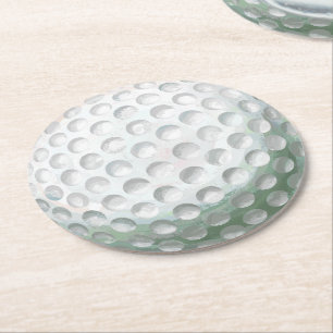 Golfboll Underlägg Papper Rund