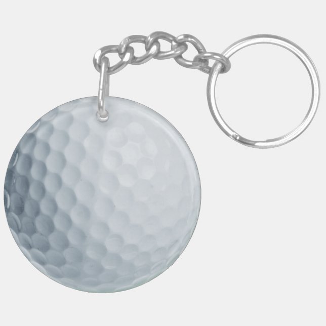 Golfbollakrylkeychain (Vänster Baksida)
