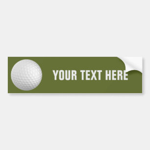 Golfbollanpassningsbarbildekal Bildekal
