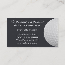 Golfbollanpassningsbarvisitkortar Visitkort