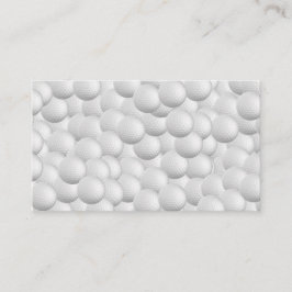 Golfbollanpassningsbarvisitkortar Visitkort