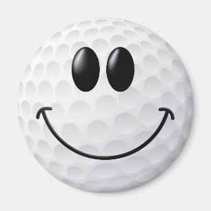 Golfbollansikte Magnet