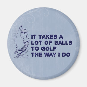 Golfbollar Magnet