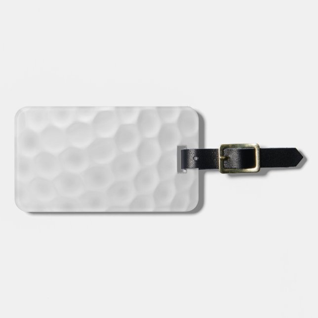Golfbollbagagemärkre Bagagebricka (Horisontell Framsida)