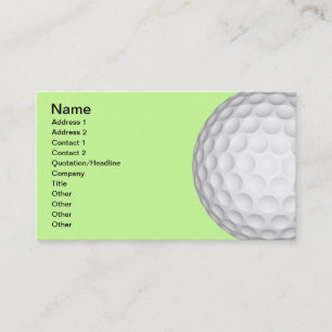 GolfbollCollage Visitkort