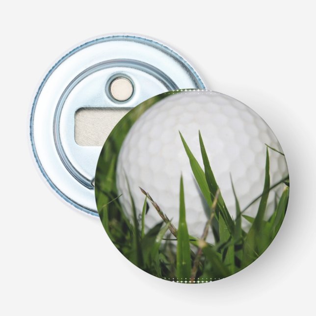 Golfbolldesign Flasköppnare (Framsidan)