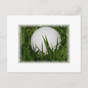Golfbolldesigninbjudan Inbjudningar