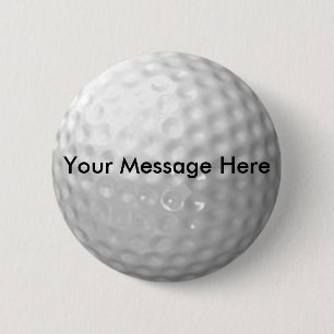 Golfbollen knäppas - tillfoga ditt meddelande knapp