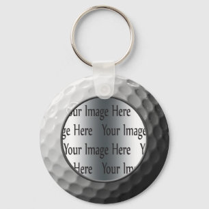 golfbollfoto nyckelring