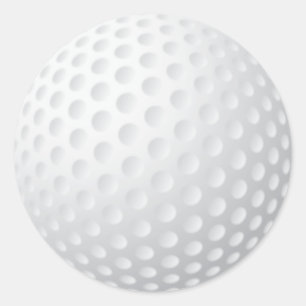 Golfbollklistermärke Runt Klistermärke