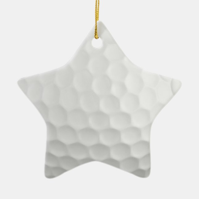 Golfbollprydnad Julgransprydnad Keramik (Framsidan)