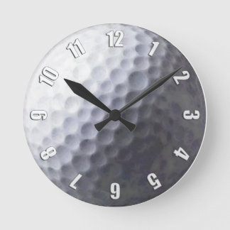 Golfbollsportar tar tid på design rund klocka